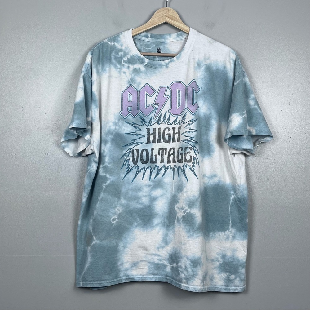 Junk Food Clothing LA Men's AC/DC High Voltage Graphic Tee Size L; Music, Street